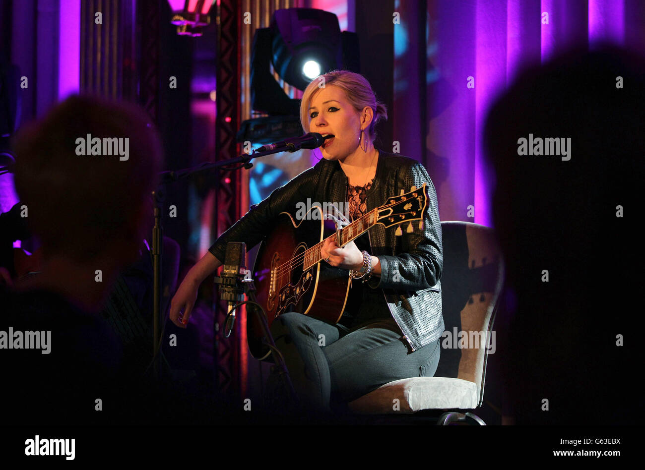 Dido performing a set exclusively for Magic FM at Claridge's Hotel in central London. Stock Photo