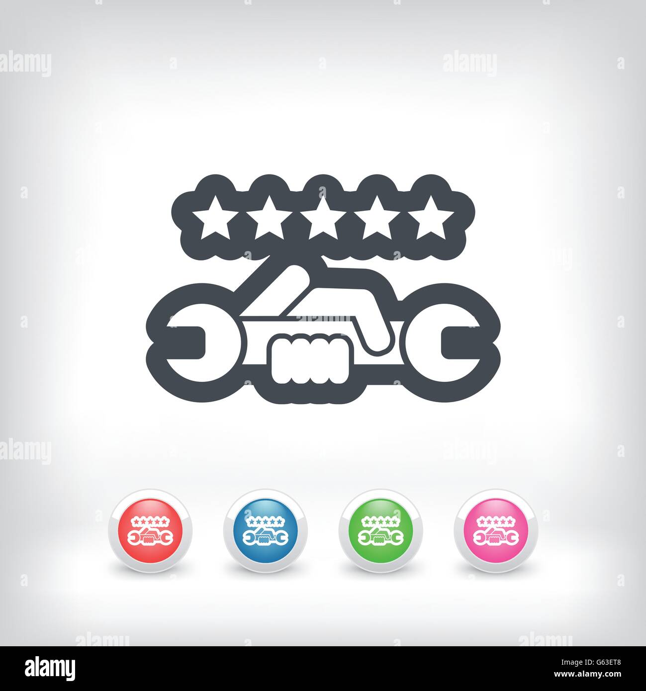 Broken bolt Stock Vector Images - Alamy