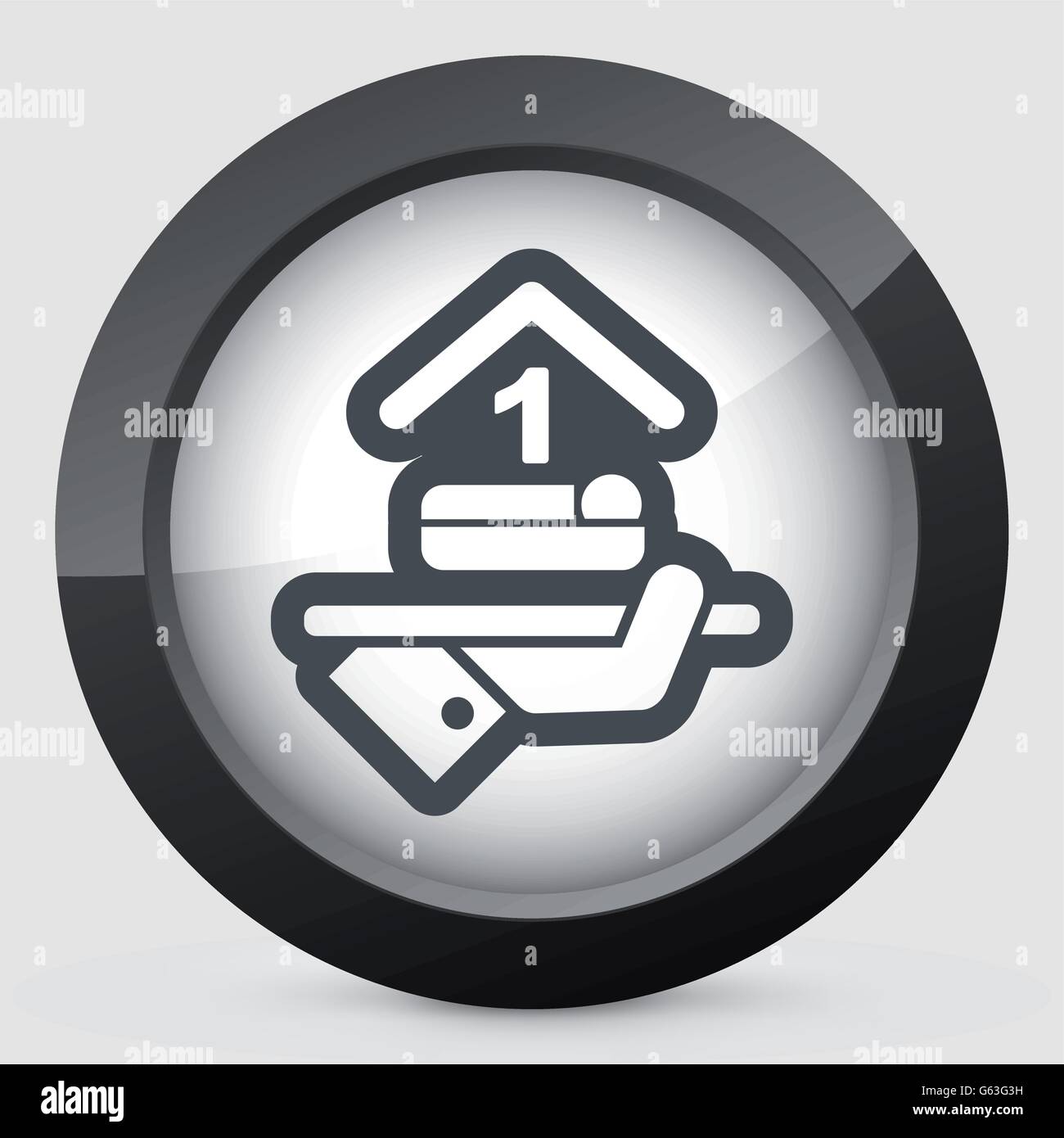 Hotel icon. Single bedroom Stock Vector Image & Art - Alamy