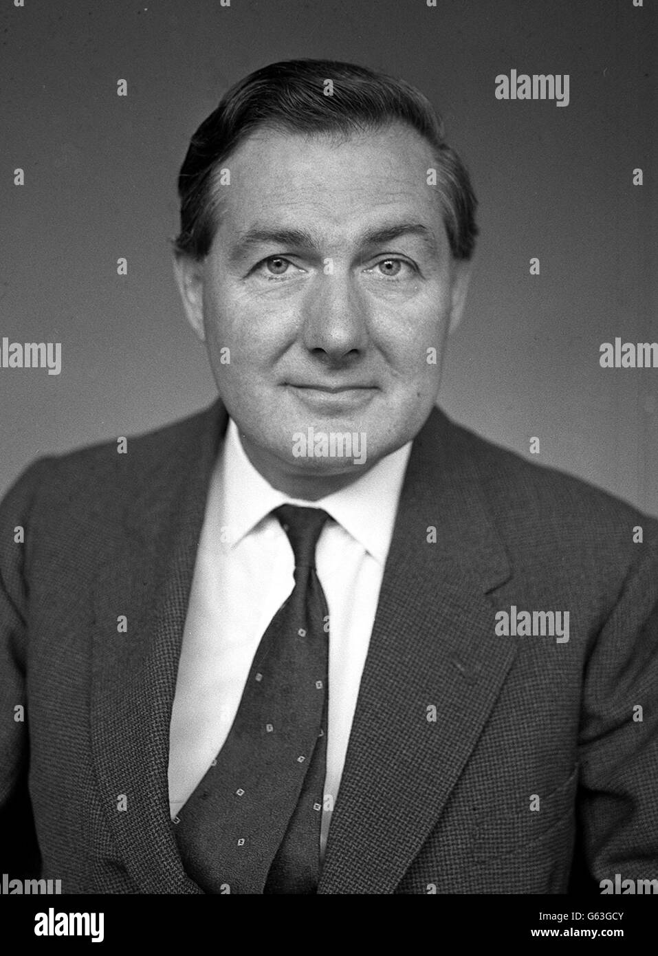 Mr James Callaghan, 50, who may oppose George Brown and Harold Wilson for election as the Labour Party's new leader in sucession to the late Mr Hugh Gaitskell. Stock Photo