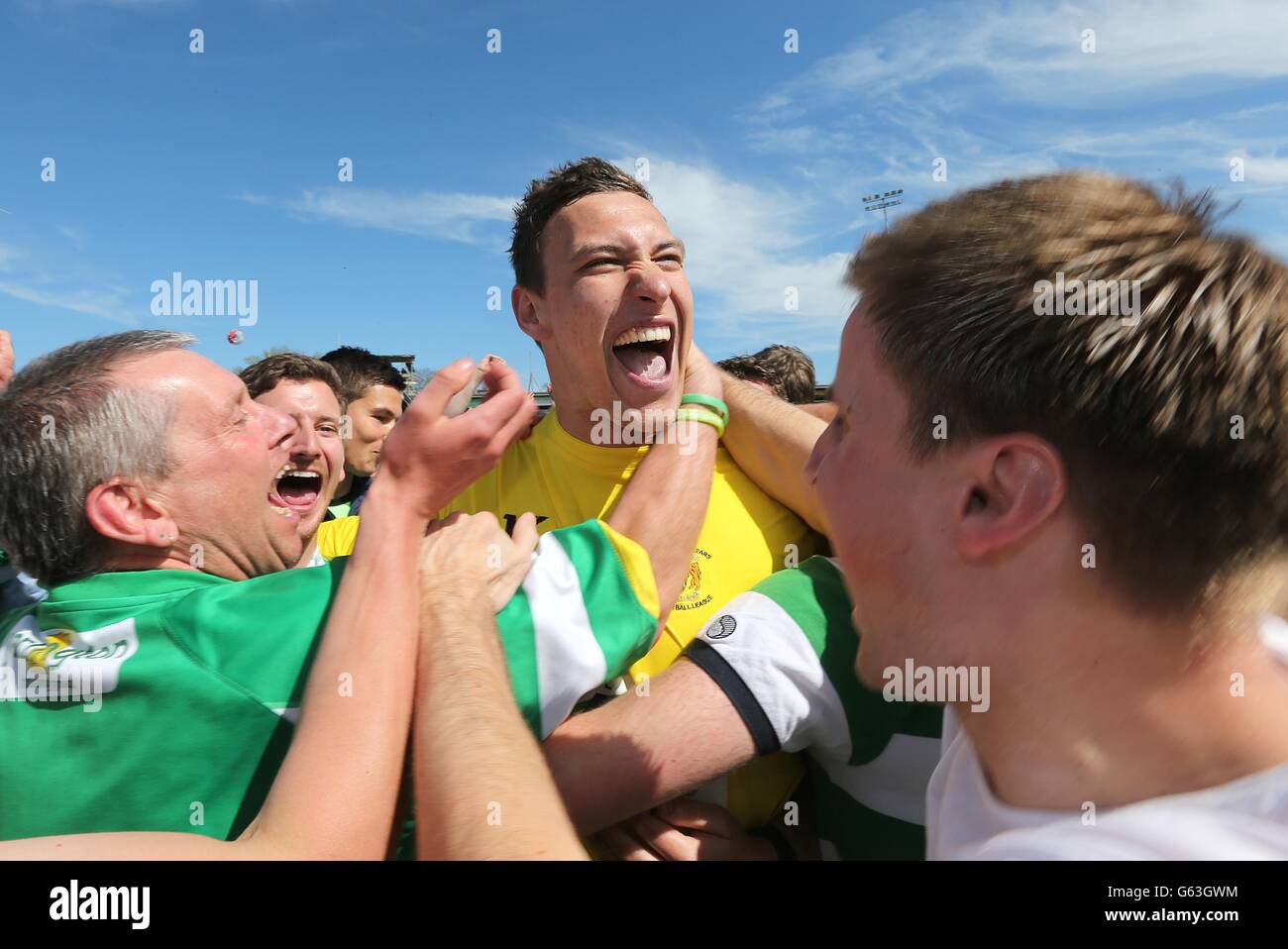 Soccer - npower Football League One - Play Off - Semi Final - Second Leg - Yeovil Town v Sheffield United - Huish Park Stock Photo