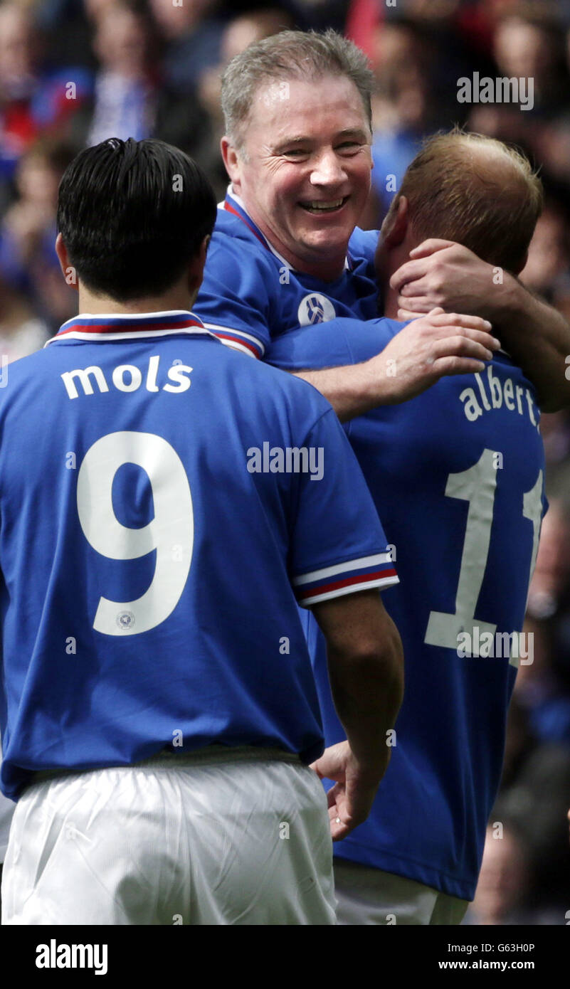 Soccer Legends Friendly Match Rangers Legends v Manchester United