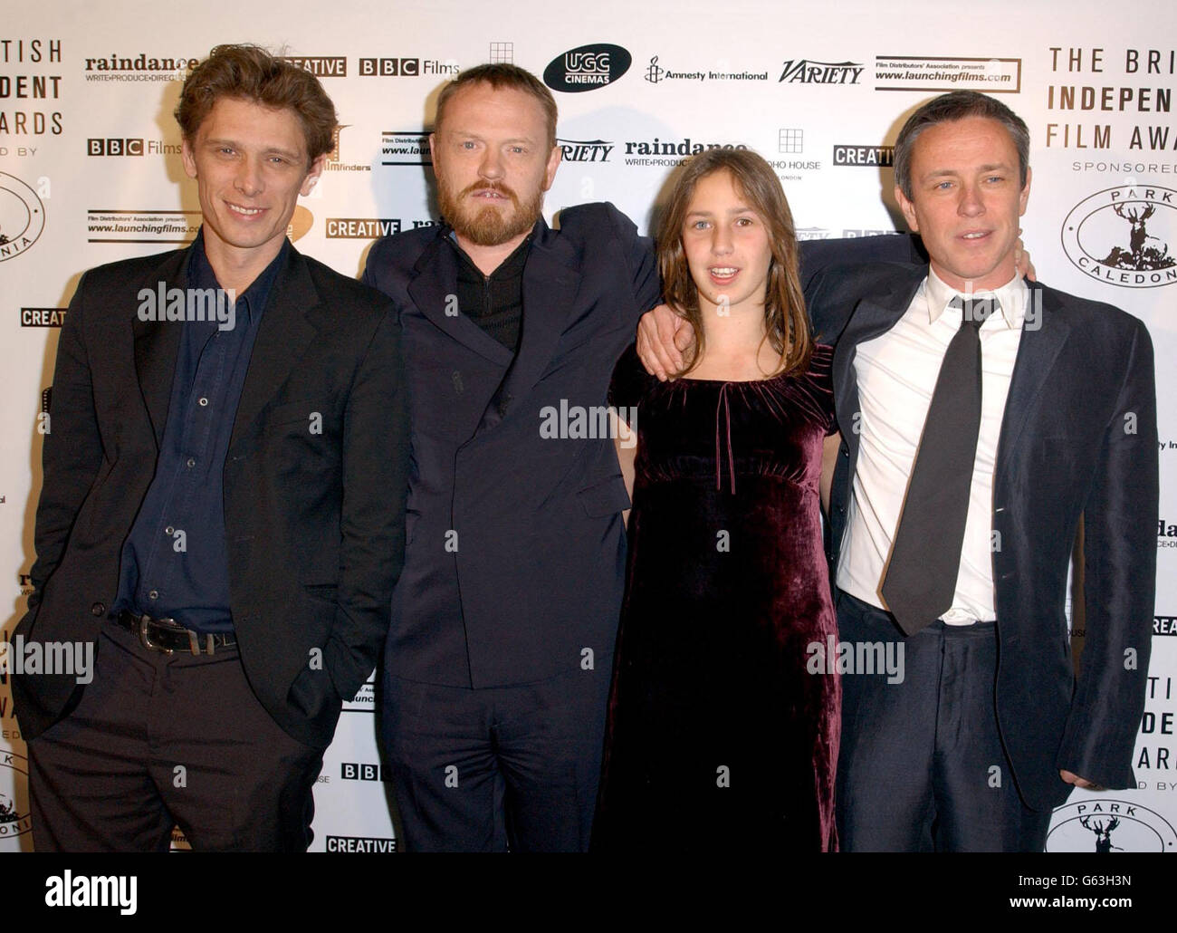 Richard Harris's family BIFA. Richard Harris's family during the 5th British Independent Film Awards, at Pasha London, SW1. Stock Photo