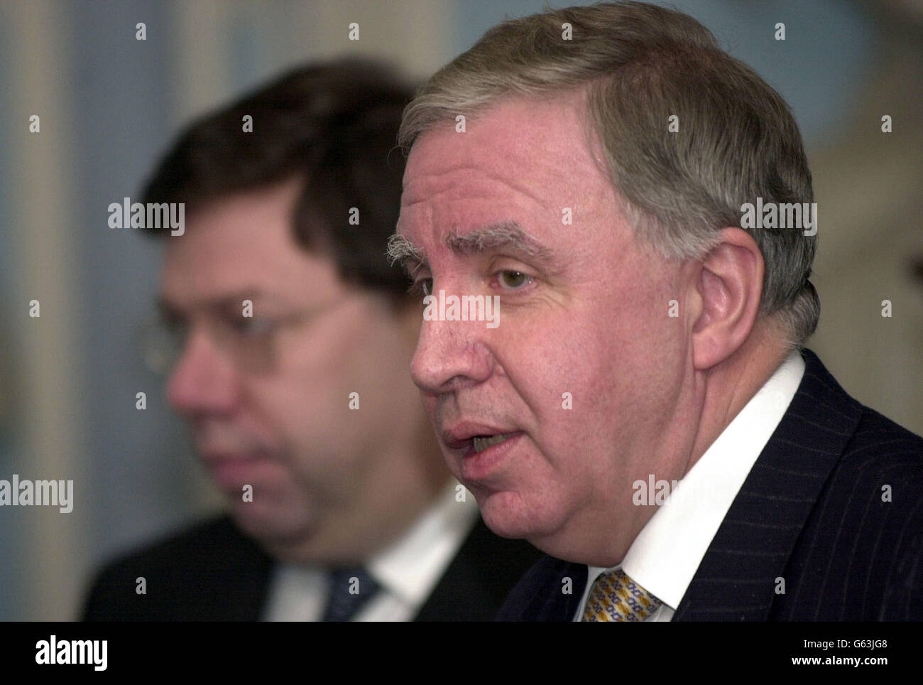Paul Murphy Brian Cowen T D Mettin Stock Photo Alamy