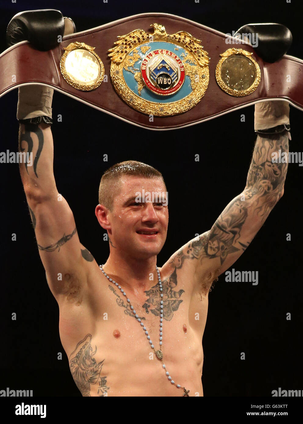 Ricky Burns Celebrates Beating Jose Gonzalez During The WBO Lightweight ricky-burns-celebrates-beating-jose-gonzalez-during-the-wbo-lightweight