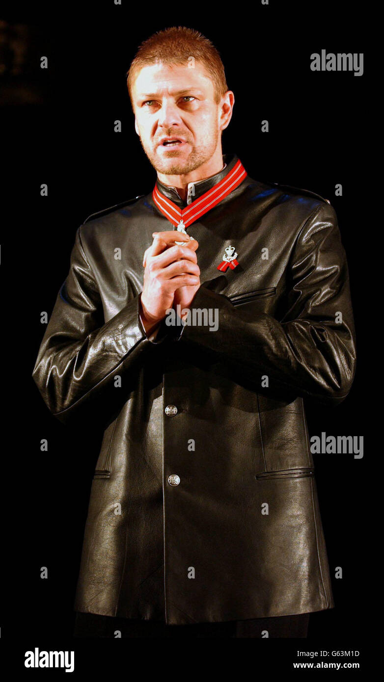 Actor Sean Bean as Macbeth during a photocall at the Albery Theatre in