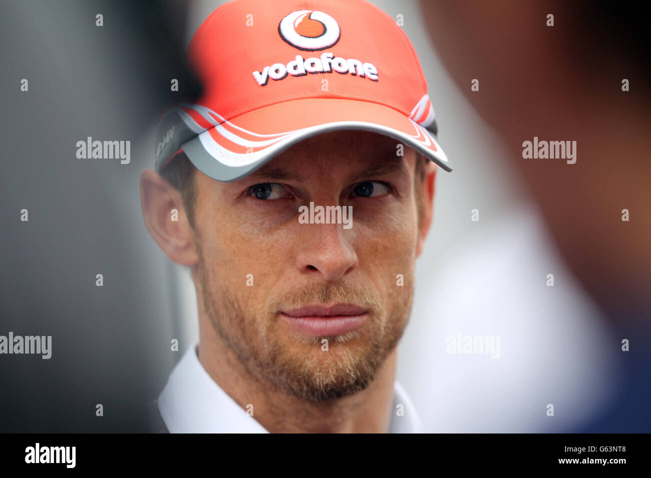Mclaren Mercedes Jenon Button Paddock Day Circuit De Catalunya Hi res