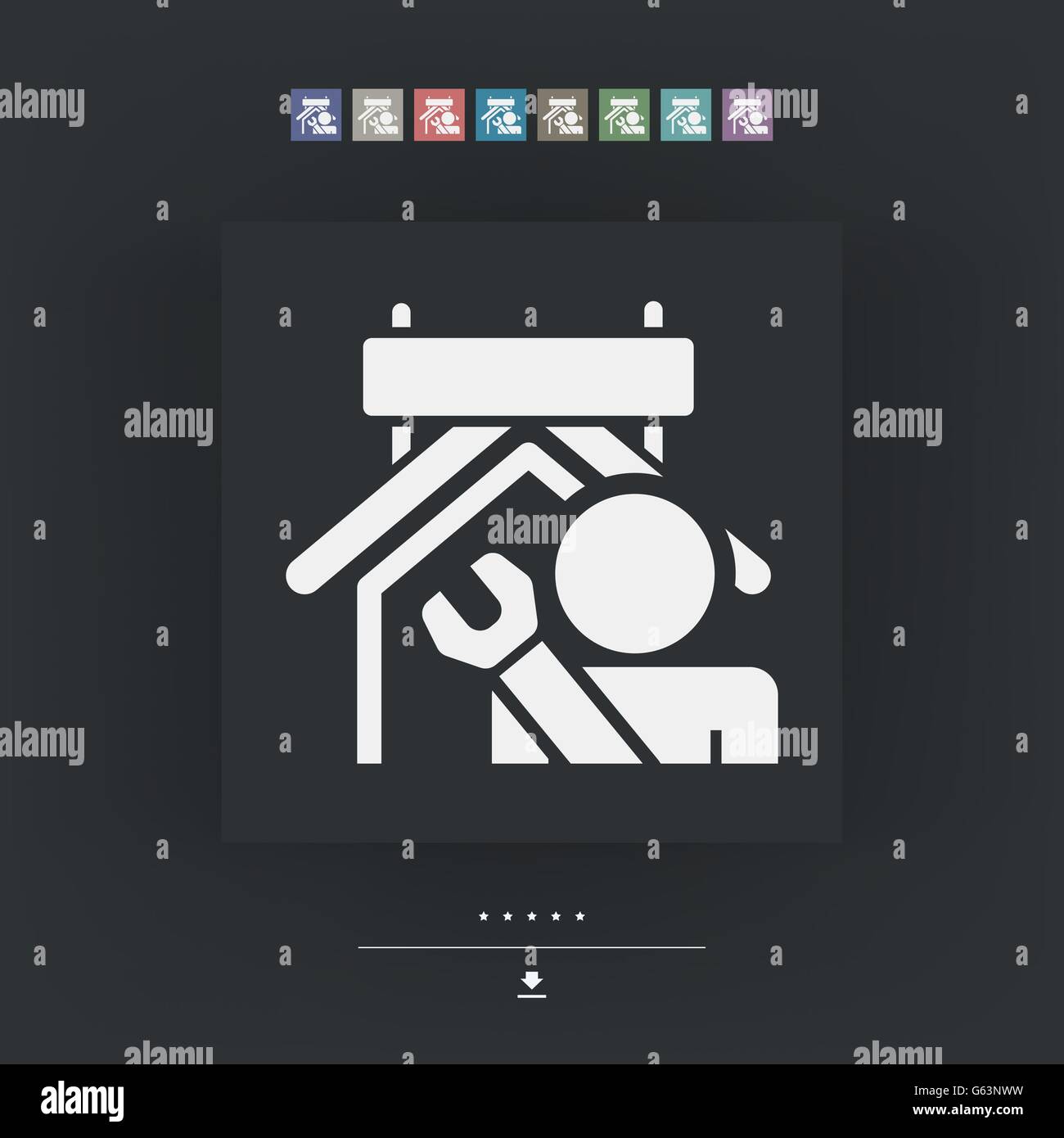 Industry concept icon Stock Vector Image & Art - Alamy