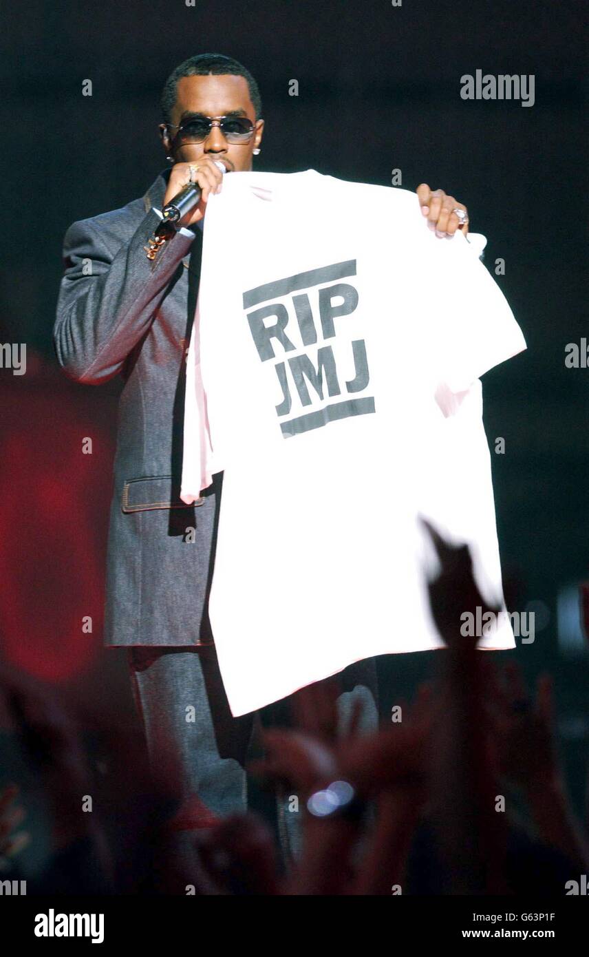 Host p diddy mtv europe music awards 2002 hires stock photography and