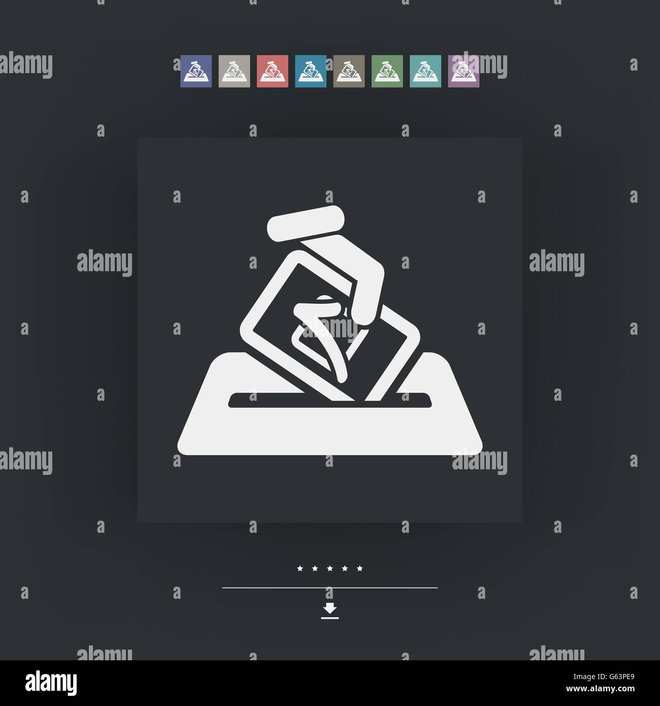 Election concept icon Stock Vector Image & Art - Alamy