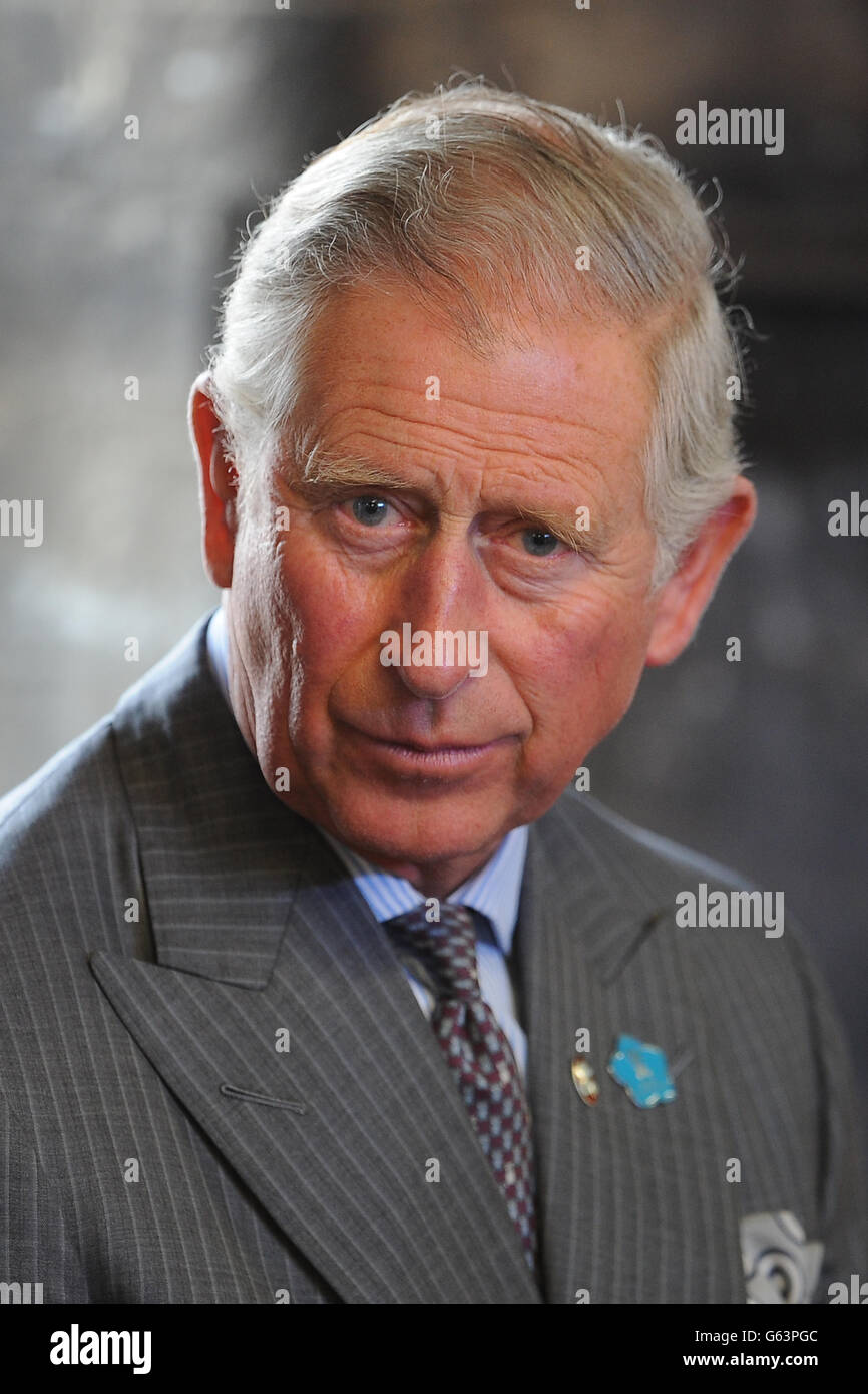 Prince of Wales visits StokeonTrent Stock Photo Alamy