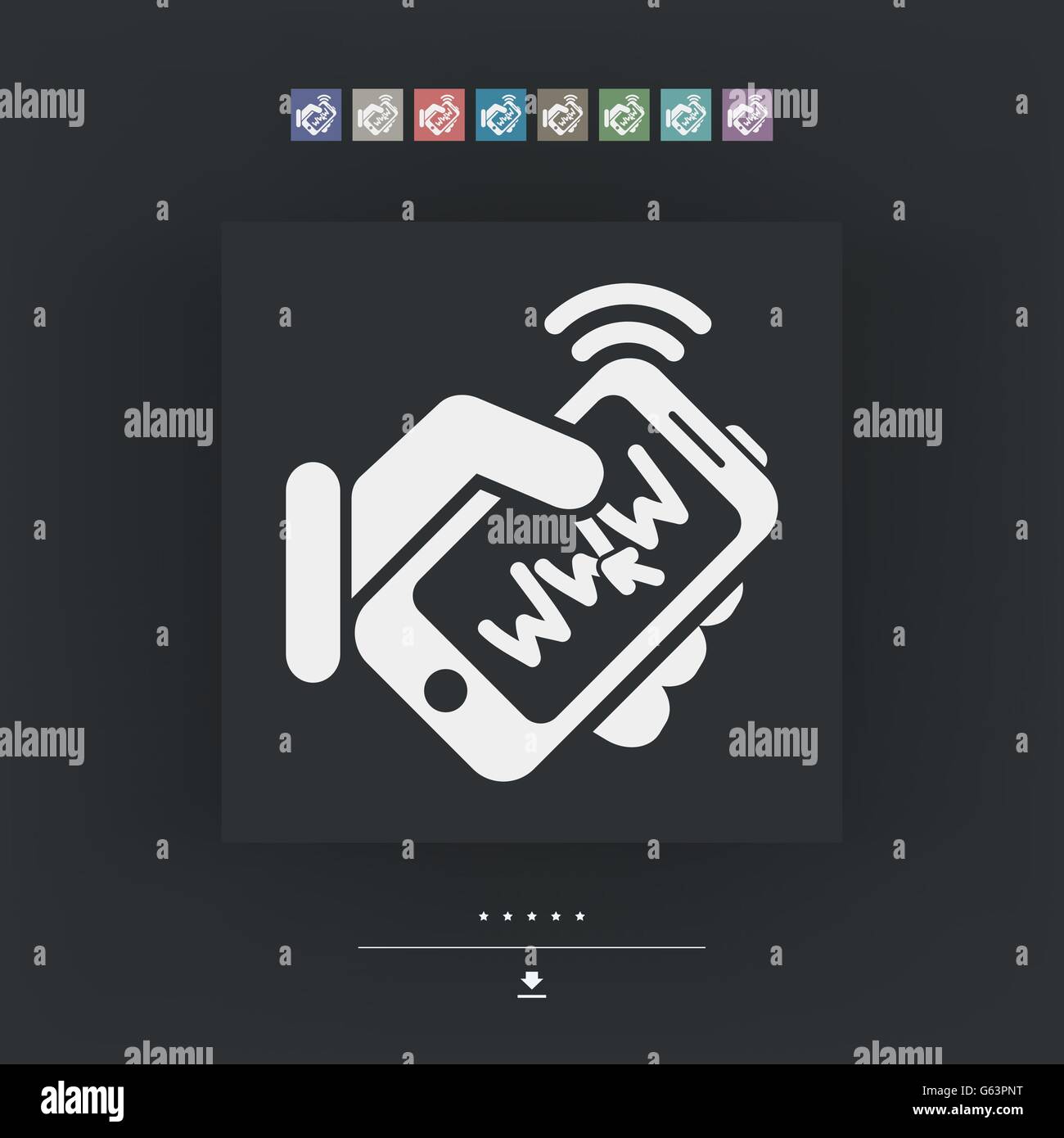 Internet connection smartphone Stock Vector Image & Art - Alamy