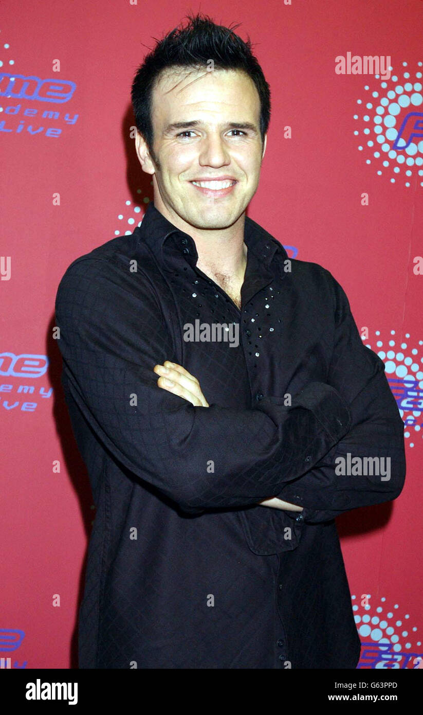 Nigel Wilson Fame Academy Stock Photo Alamy