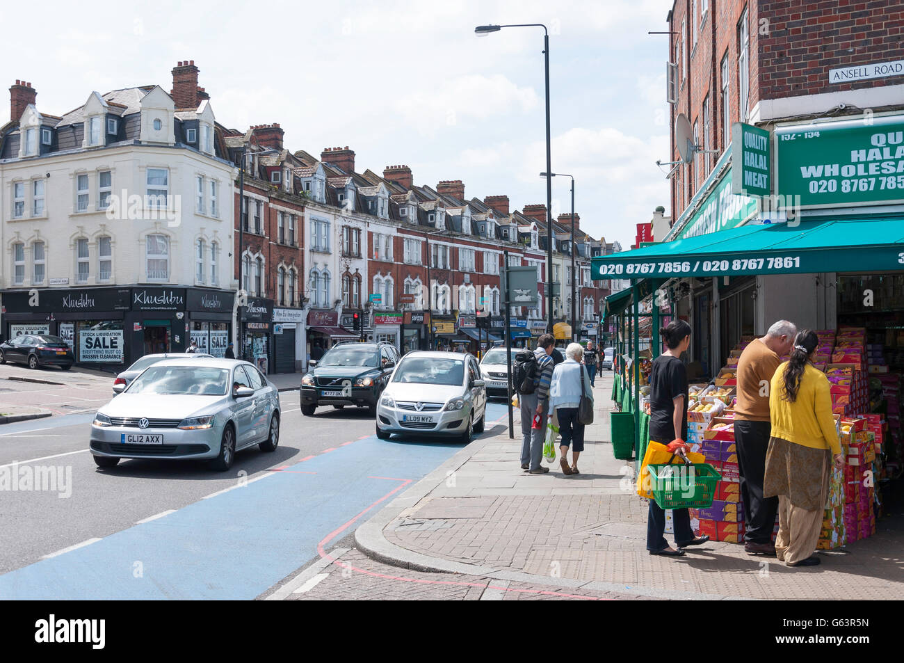 Upper Tooting Road, Tooting Bec, London Borough of Wandsworth Stock ...