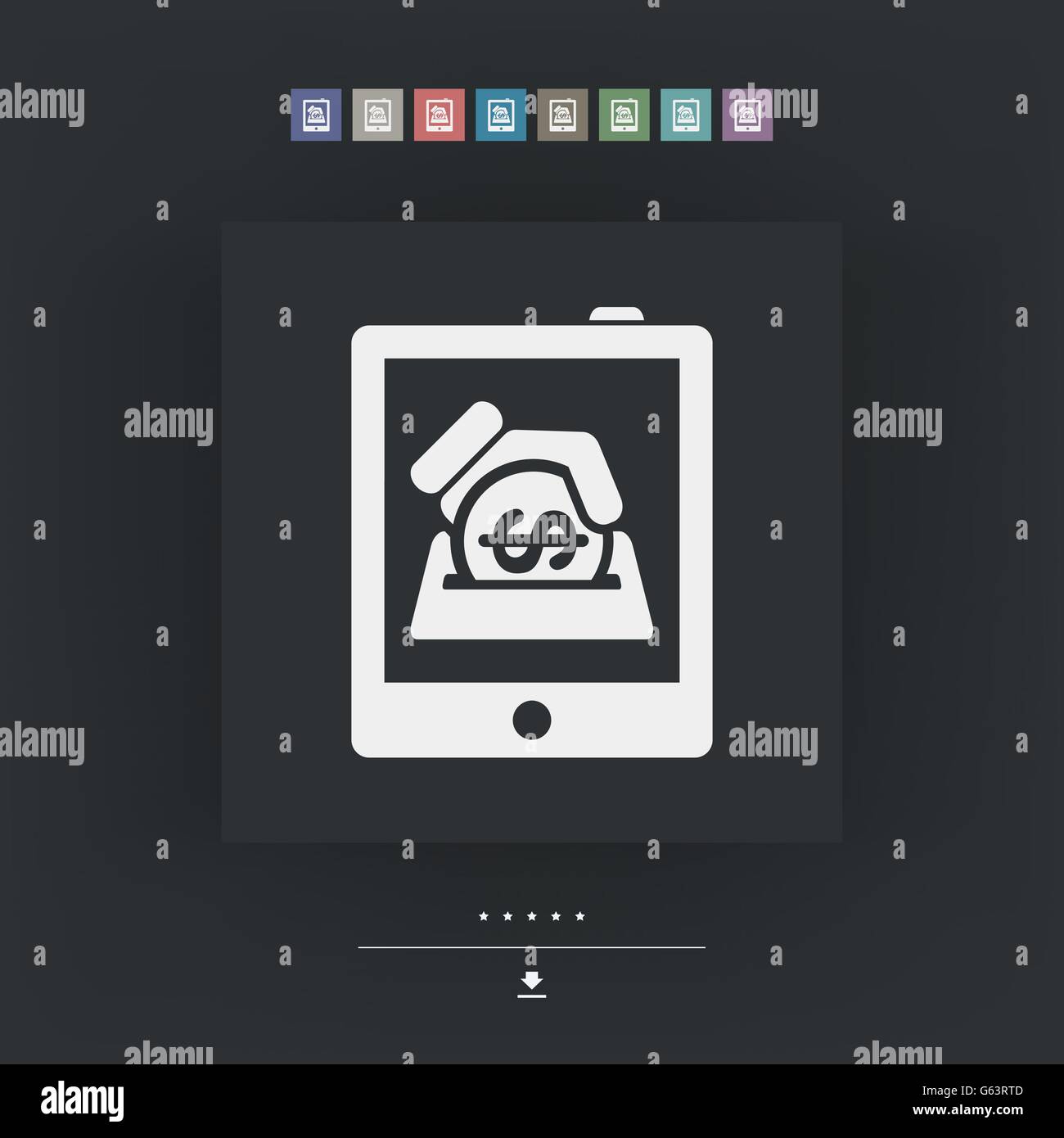 Tablet store icon Stock Vector Image & Art - Alamy