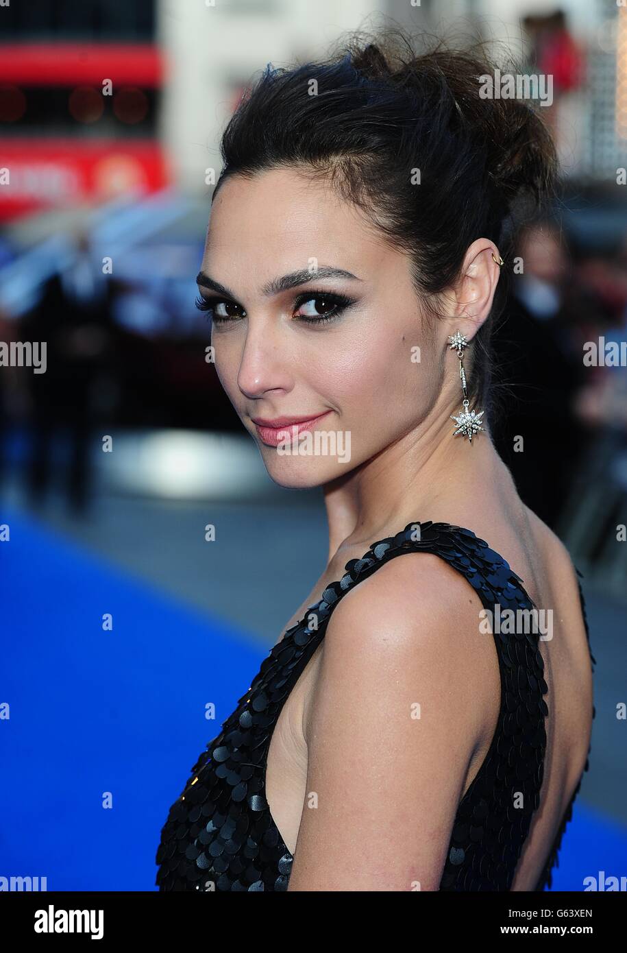 Fast and Furious 6 Premiere - London. Gal Gadot arriving for the premiere of Fast and Furious 6 at the Empire Leicester Square, London. Stock Photo