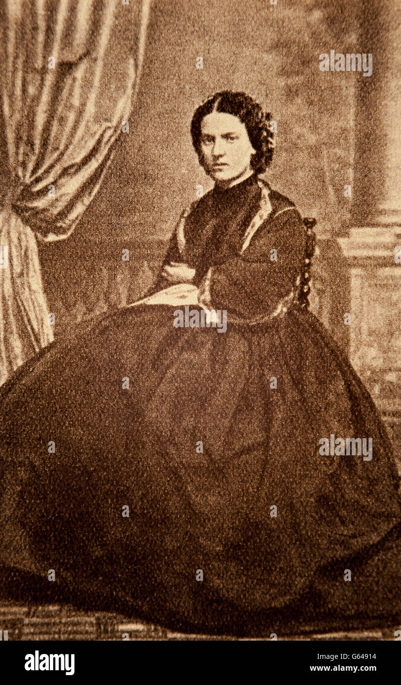 Giuseppina Raimondi (Fino Mornasco, March 17, 1841 - Birago, April 27, 1918) -second wife of Giuseppe Garibaldi, divorced at the end of the wedding ceremony for an alleged betrayal. Stock Photo