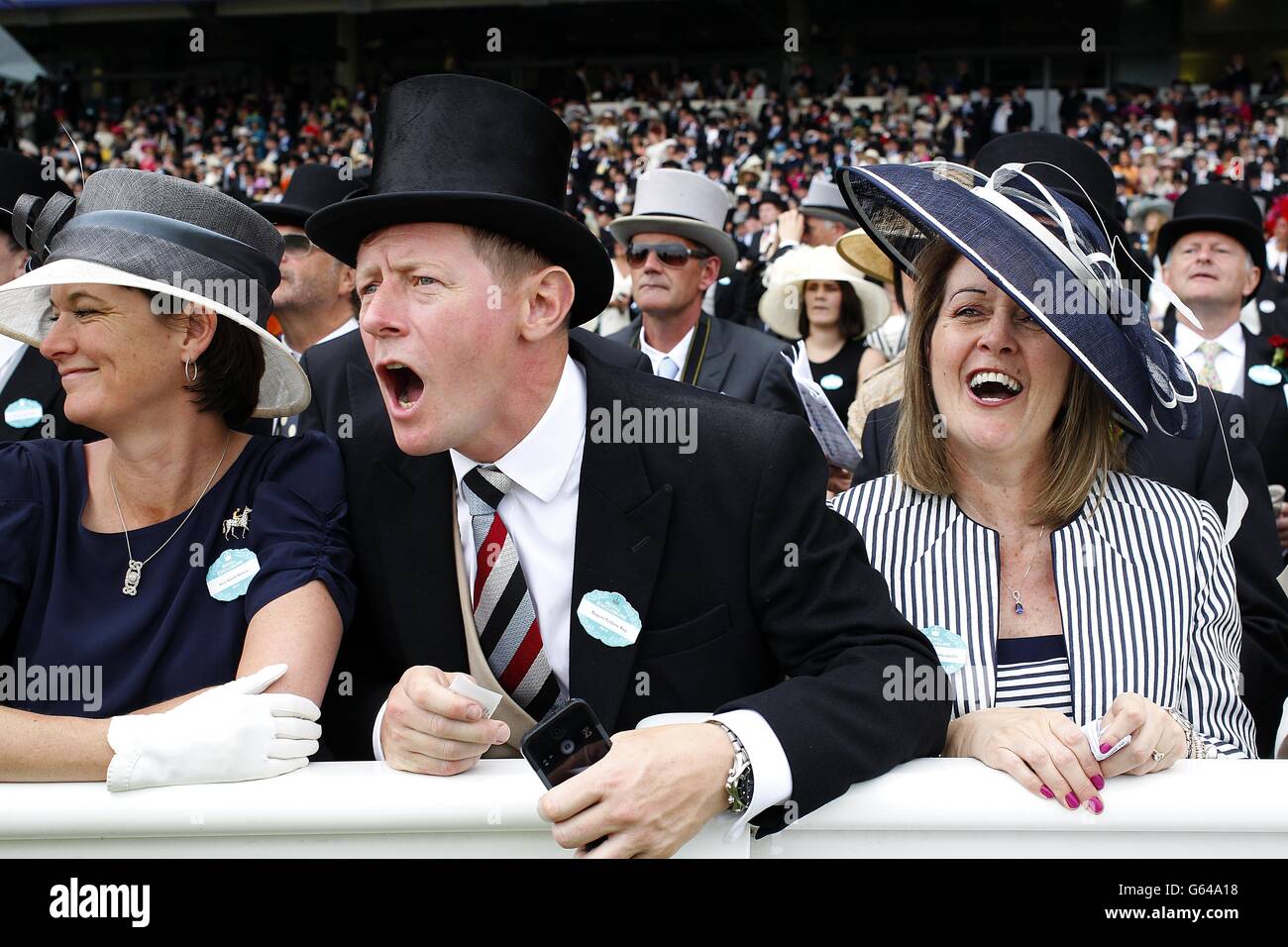 Horse Racing - The Royal Ascot Meeting 2013 - Day Two - Ascot Racecourse Stock Photo