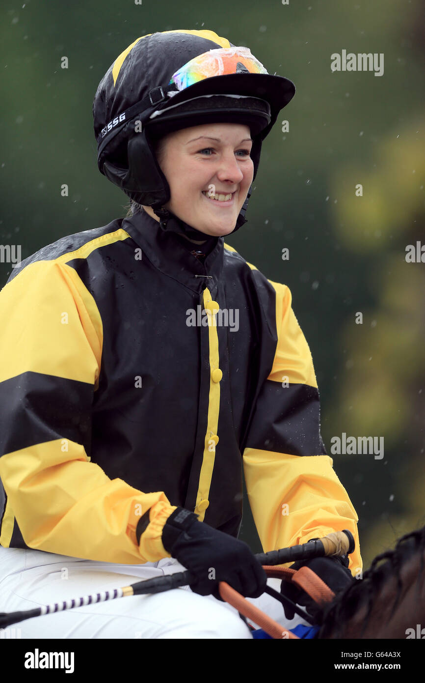 Horse Racing Nottingham Races. Claire Murray, Jockey Stock Photo Alamy