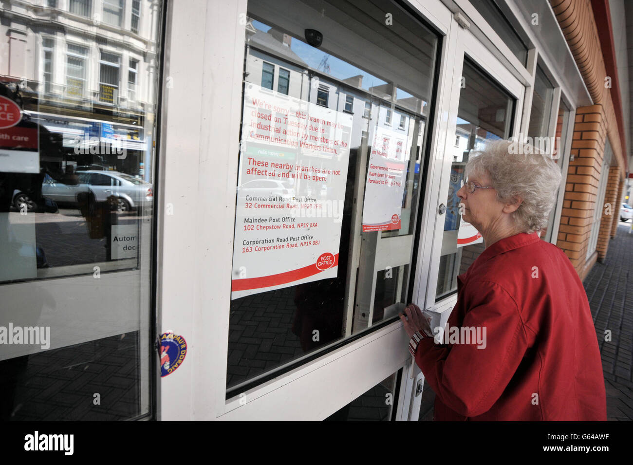 Post Office staff to strike again Stock Photo Alamy