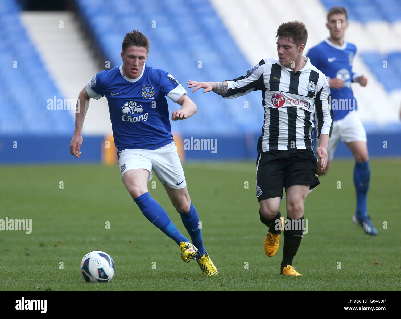 Soccer - Professional Development League One - Knockout Stage - Play-Off - Everton Under 21's v Newcastle United Under 21's -... Stock Photo