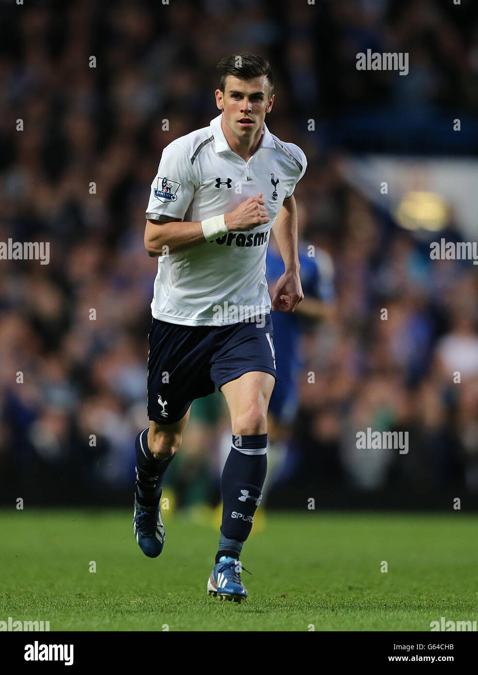 Soccer - Barclays Premier League - Chelsea v Tottenham Hotspur - Stamford Bridge. Gareth Bale, Tottenham Hotspur Stock Photo