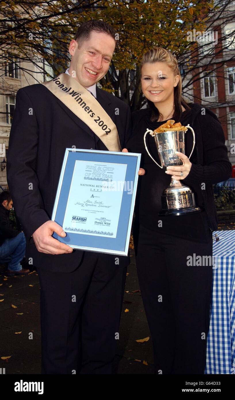 Kerry McFadden Fish & Chip Award Stock Photo