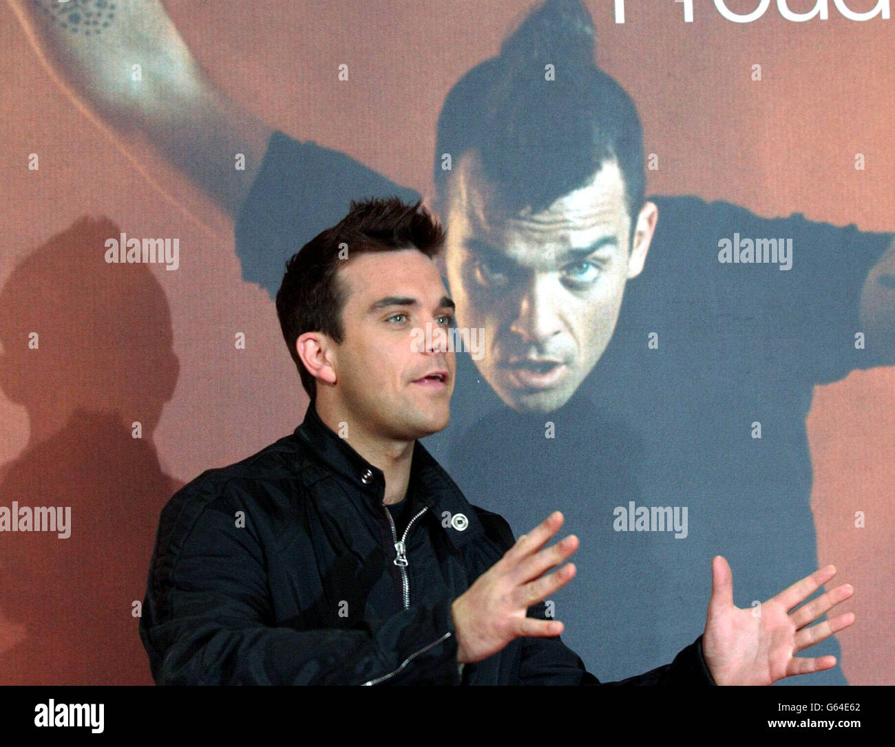 Robbie Williams European Tour Stock Photo Alamy
