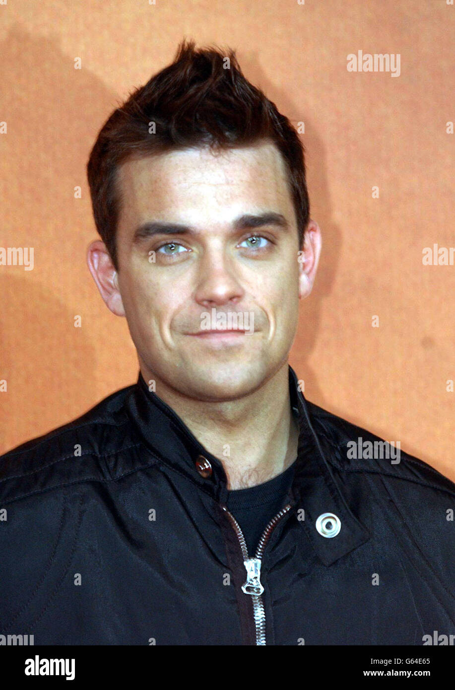 Robbie Williams European Tour Stock Photo Alamy