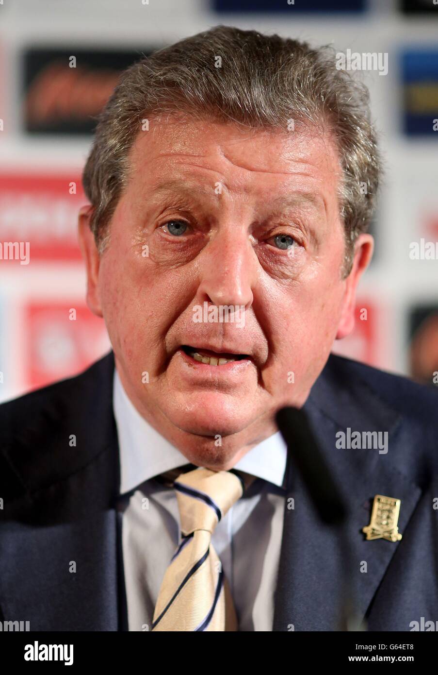 Roy Hodgson speaks to the press during the squad announcement at Vauxhall Head Office in Luton. PRESS ASSOCATION Photo. Picture date: Thursday May 16, 2013. See PA story SOCCER England. Photo credit Roy Hodgson speaks to the press during the squad announcement at Vauxhall Head Office in Luton. PRESS ASSOCATION Photo. Picture date: Thursday May 16, 2013. See PA story SOCCER England. Photo credit