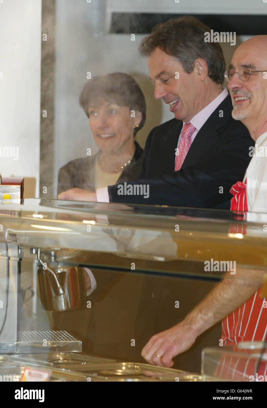 Blair makes tea in Bristol Stock Photo Alamy