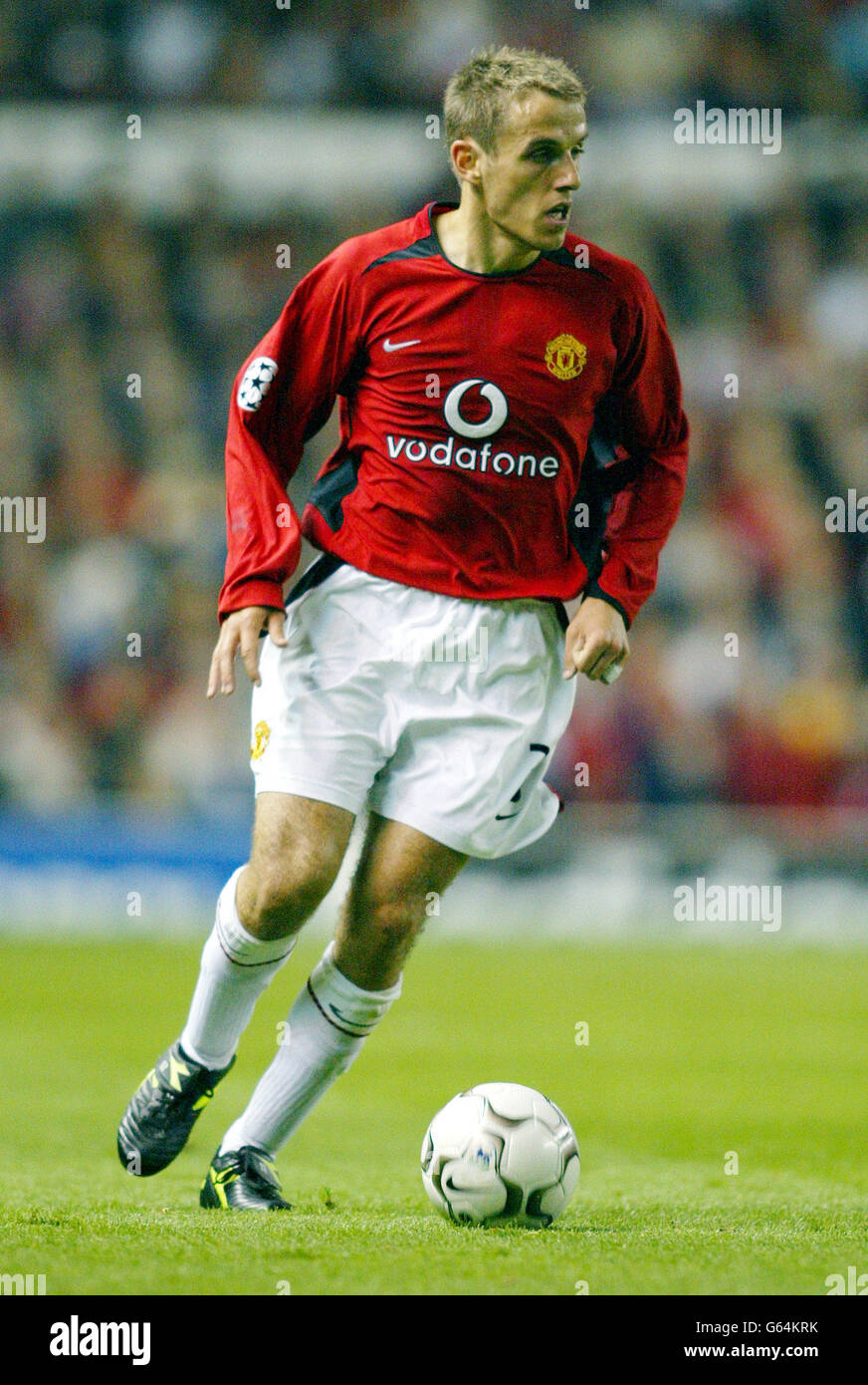 Manchester uniteds players in training hi-res stock photography and