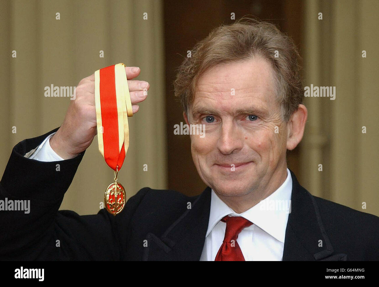 Director of Public Prosecutions, Sir David CalvertSmith, with his knighthood which was