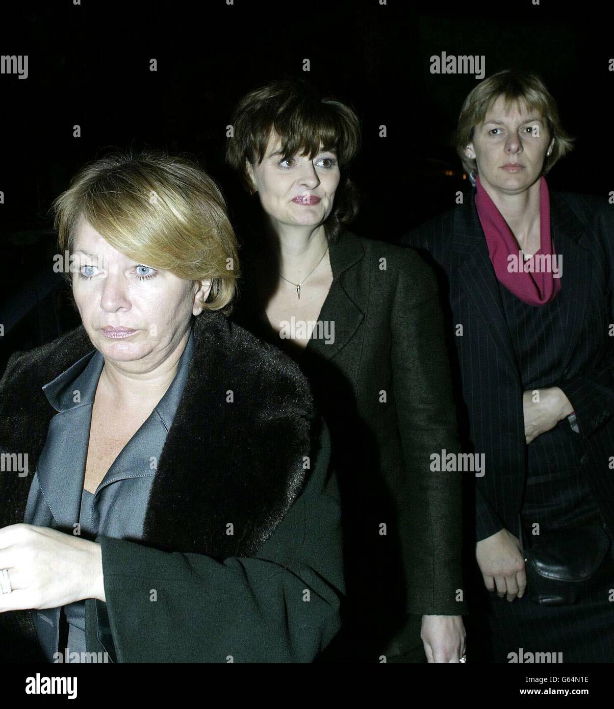 Cherie Booth, (centre) the wife of Britain's Prime Minister Tony Blair