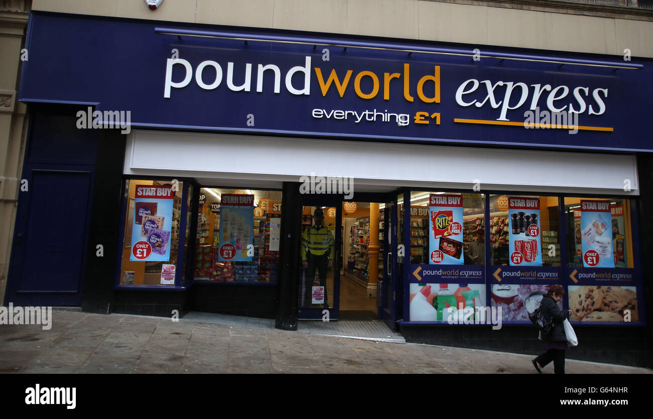 General Views of low cost shops in Bradford city centre Stock Photo Alamy