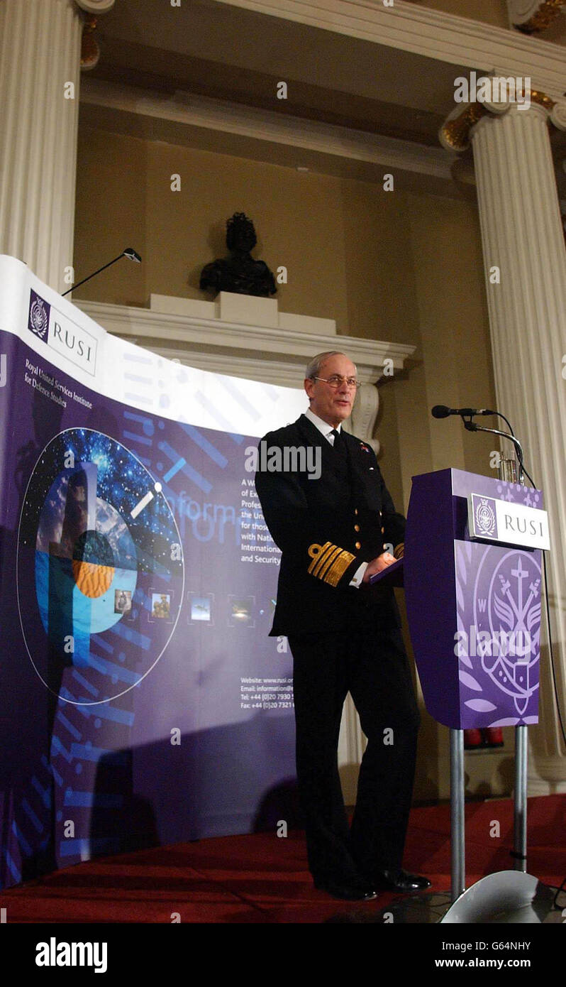 Sir Michael Boyce speech Stock Photo