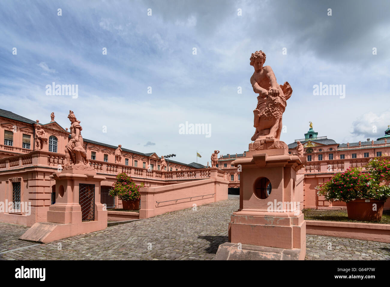 Rastatt Palace, Rastatt, Germany, BadenWürttemberg, Schwarzwald, Black