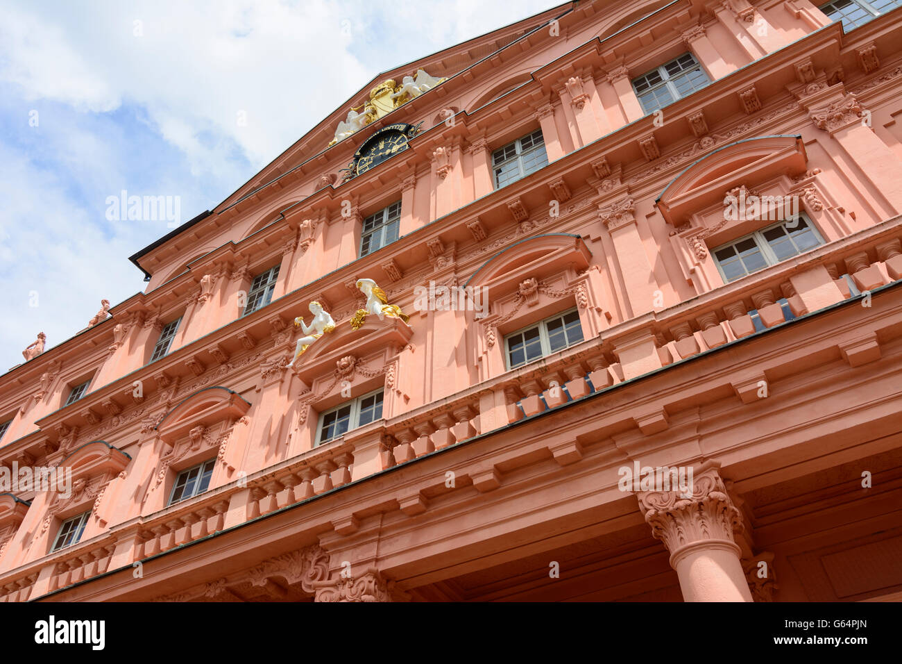 Rastatt Palace, Rastatt, Germany, BadenWürttemberg, Schwarzwald, Black