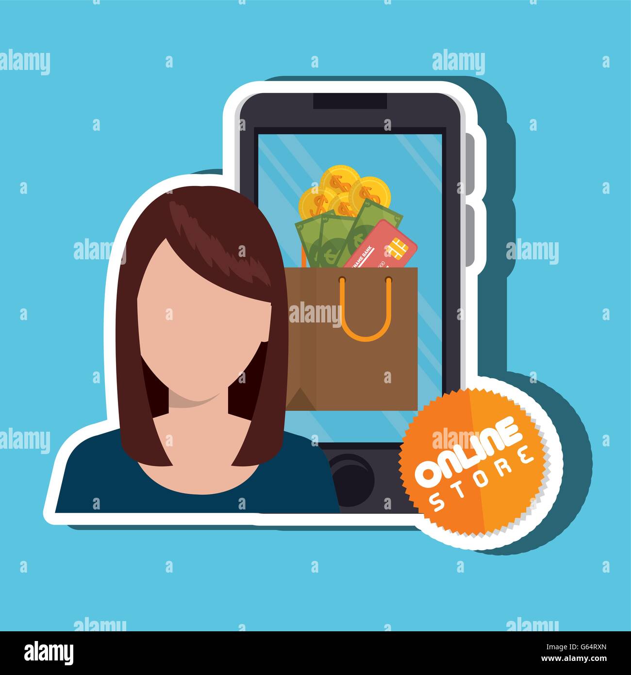 electronic commerce design Stock Vector Image & Art - Alamy