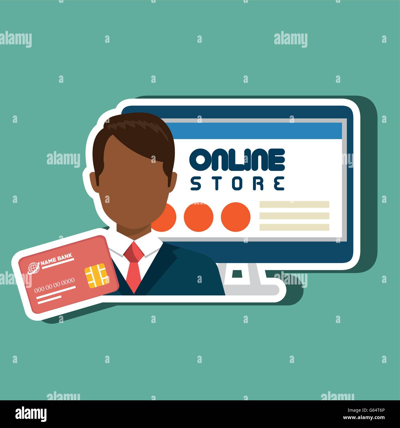 electronic commerce design Stock Vector Image & Art - Alamy