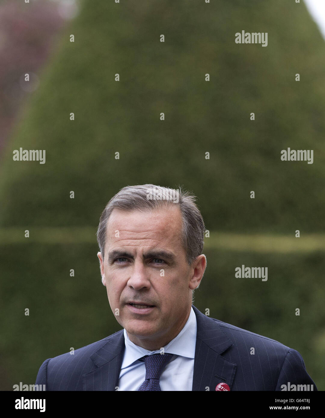 Mark Carney Governor of the Bank of Canada arrives at the G7 finance