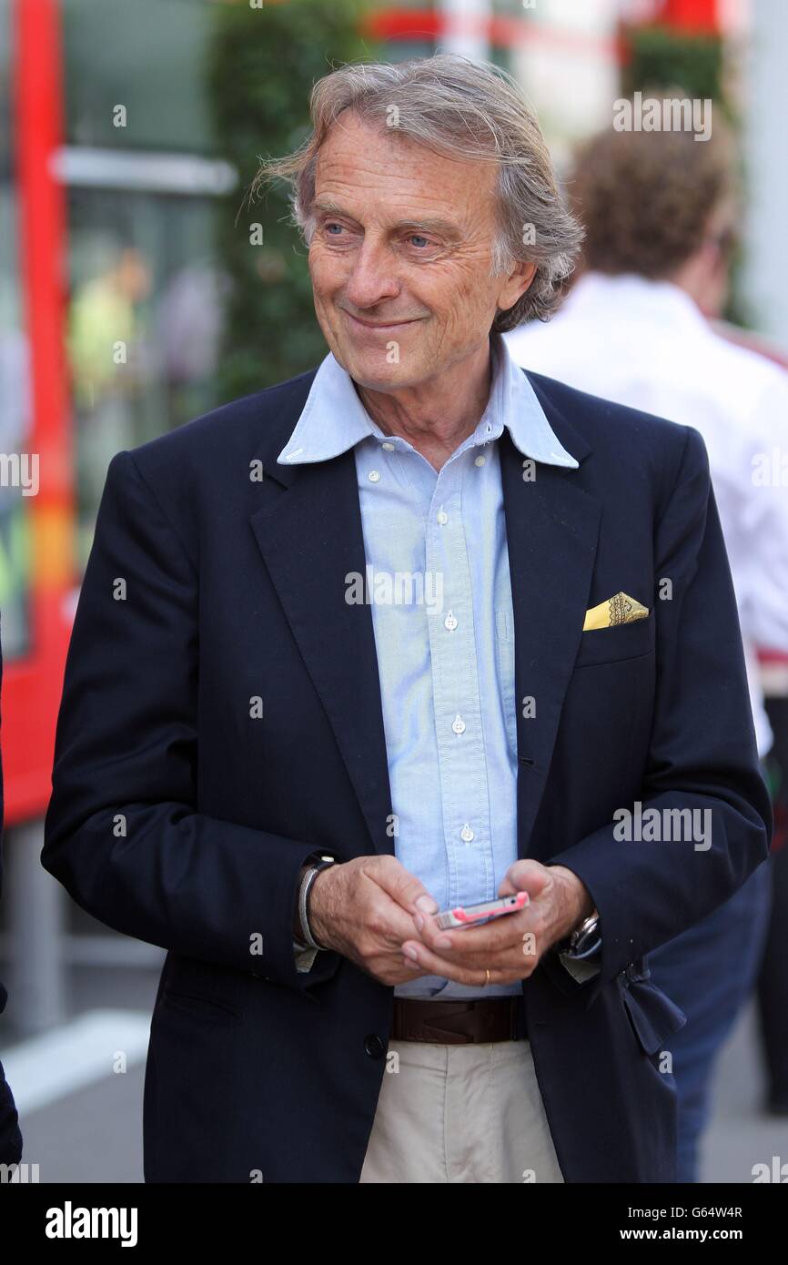 Ferrari president Luca Cordero di Montezemolo at the Circuit de