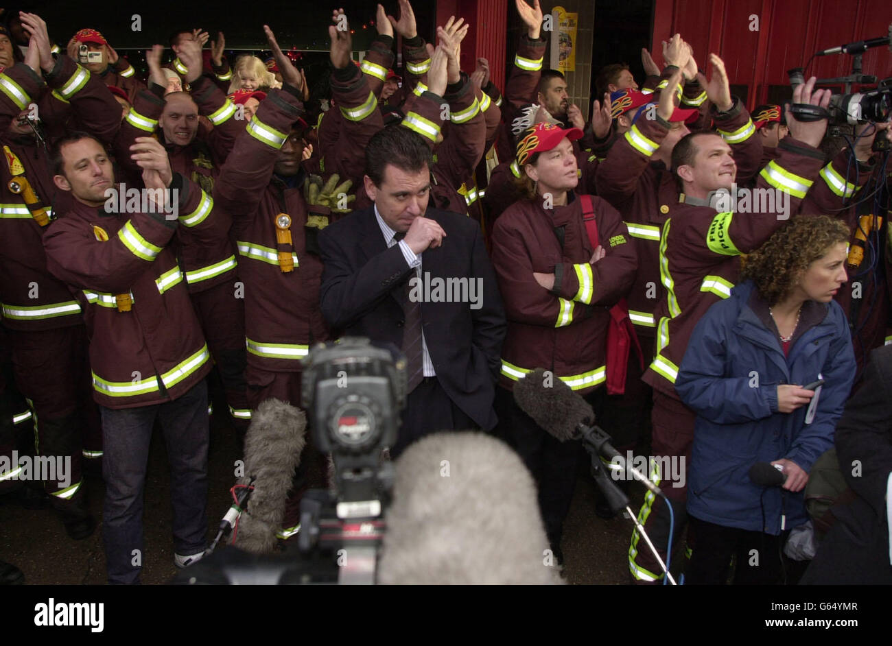 Andy Gilchrist fire strike Stock Photo Alamy