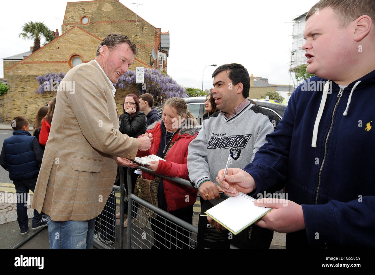 Soccer - Charity All Star Match - Fulham v Sealand - Craven Cottage Stock Photo