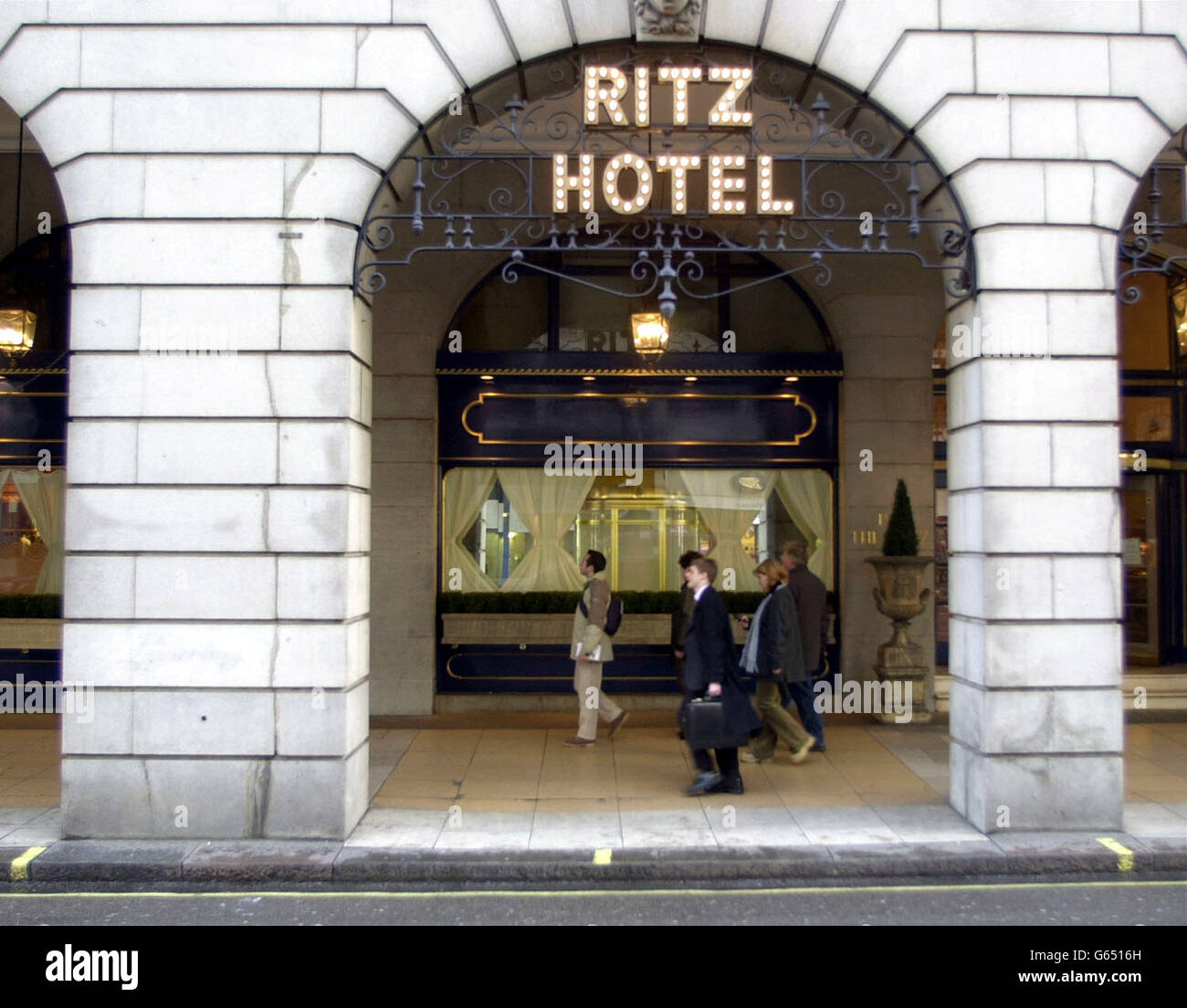The Ritz Hotel Stock Photo