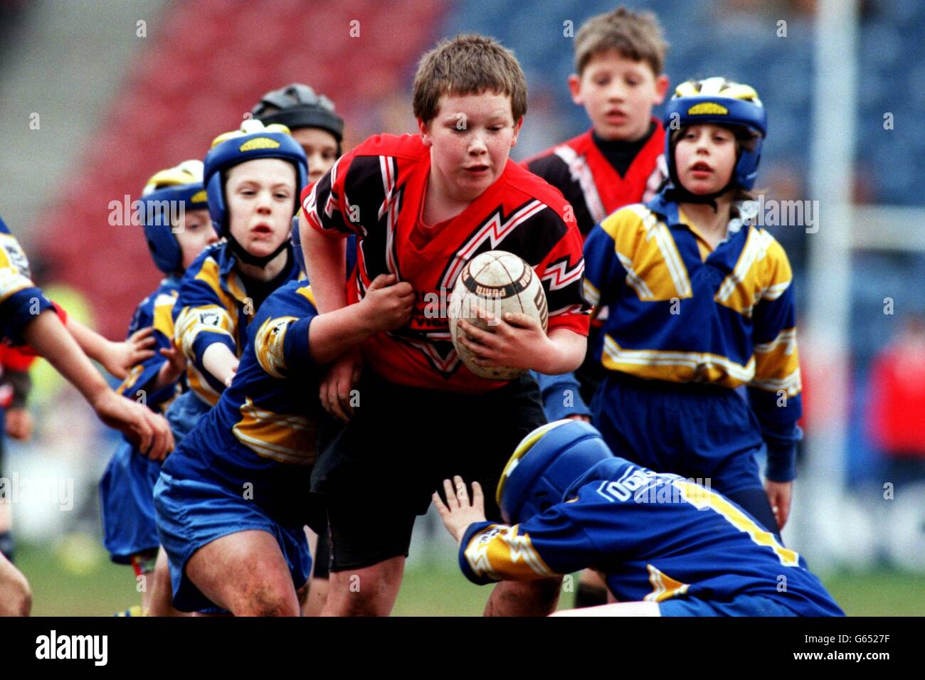 Childrens Rugby League. Childrens Rugby League Stock Photo Alamy