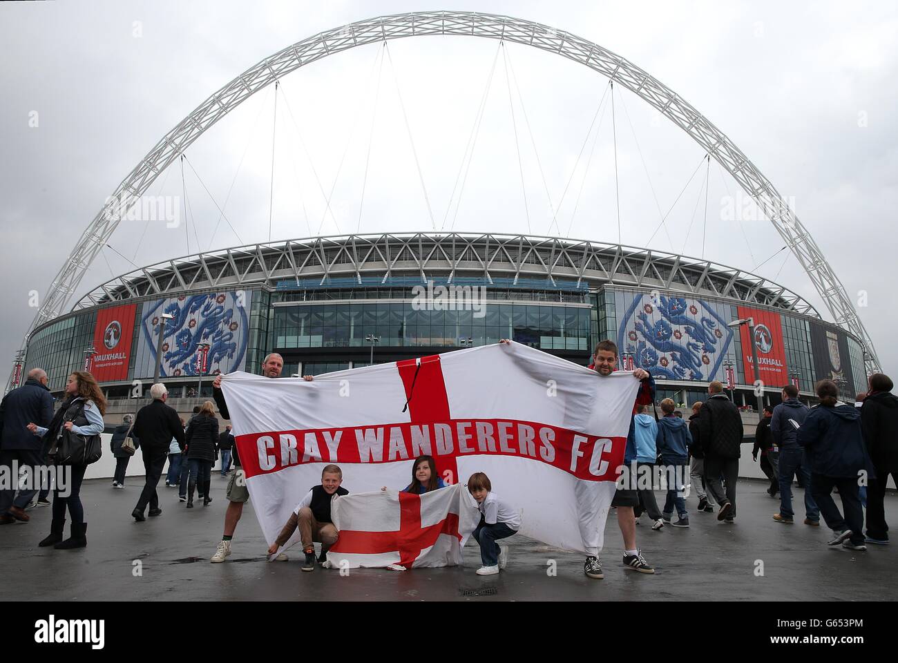 Soccer - International Friendly - England v Republic of Ireland - Wembley Stadium Stock Photo