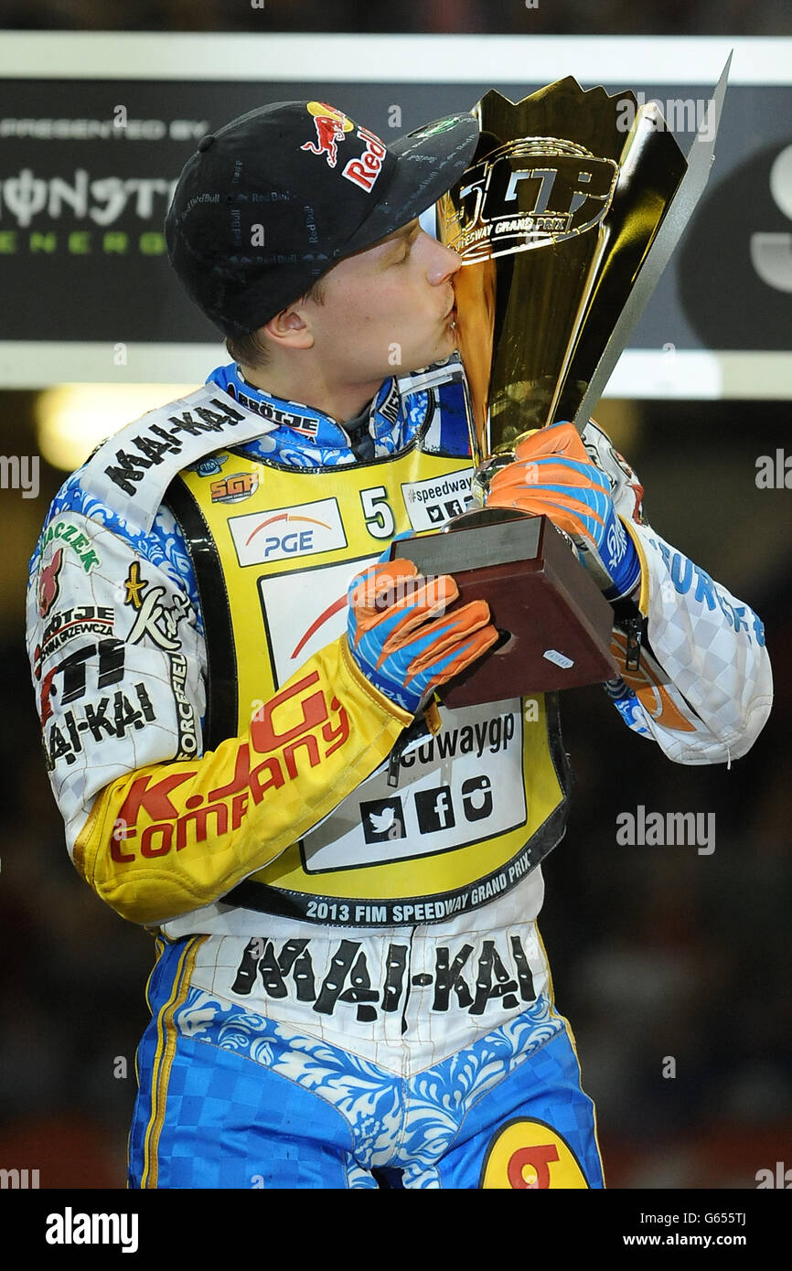 Speedway British Speedway Grand Prix Millennium Stadium Stock Photo