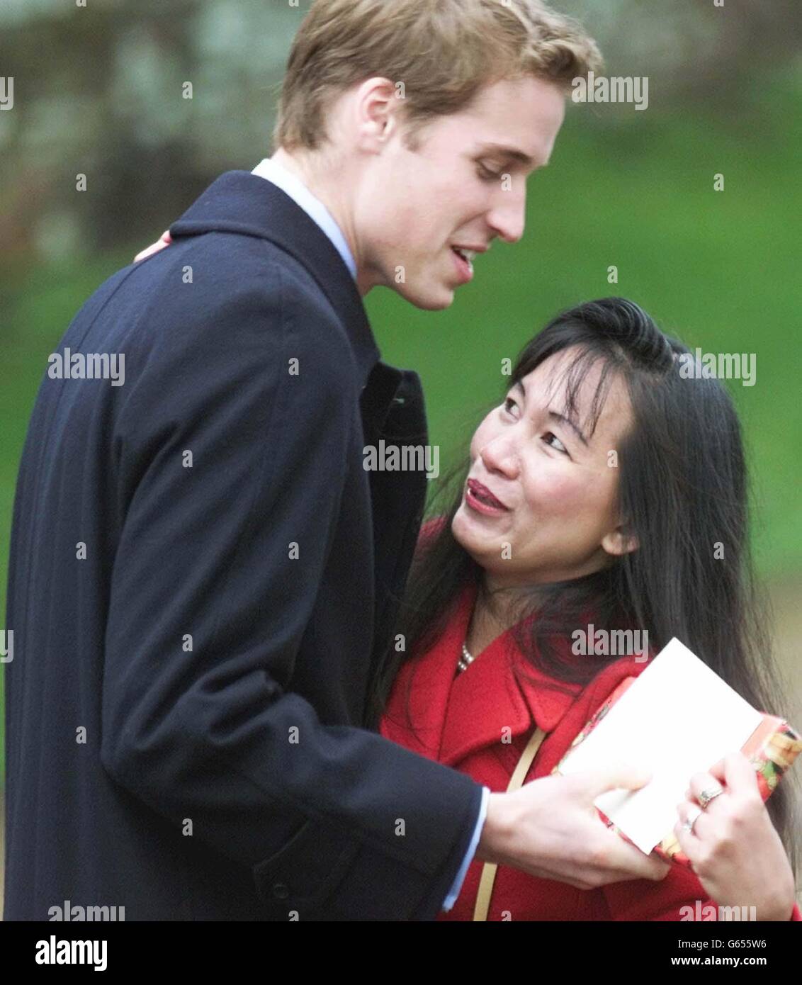 Prince William - Christmas Stock Photo