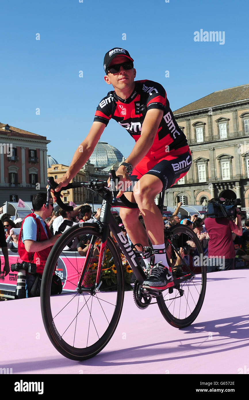 Cycling - 2013 Giro D'Italia - Preview Day - Naples. Steve Marabito, BMC Racing Team Stock Photo